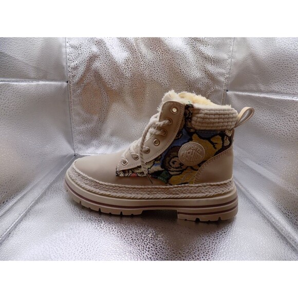 Balyghaioa Sports Fashion White Teddy Bears Men\'s Winter Boots Size 45/11.5 main image 4
